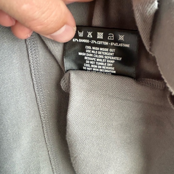 NWT SuperX Men’s Full Zip Long Sleeve Training Hoodie Sz M Grey - Picture 5 of 5